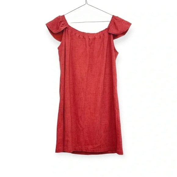 Madewell Eloise Off The Shoulder Mini Dress Size Large - Picture 3 of 5
